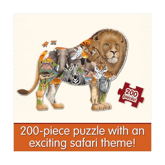Wildlife World Puzzle - Safari: 200 Pcs